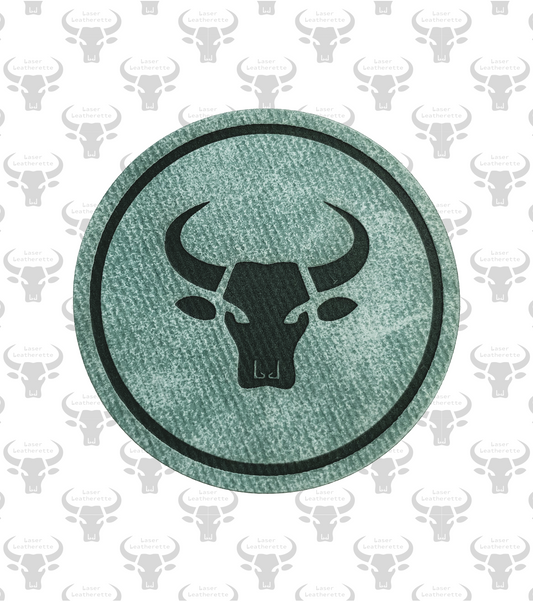 Denim - Worn Teal - 24"x12.25"x1.5mm Leatherette with adhesive (Twill weave texture)