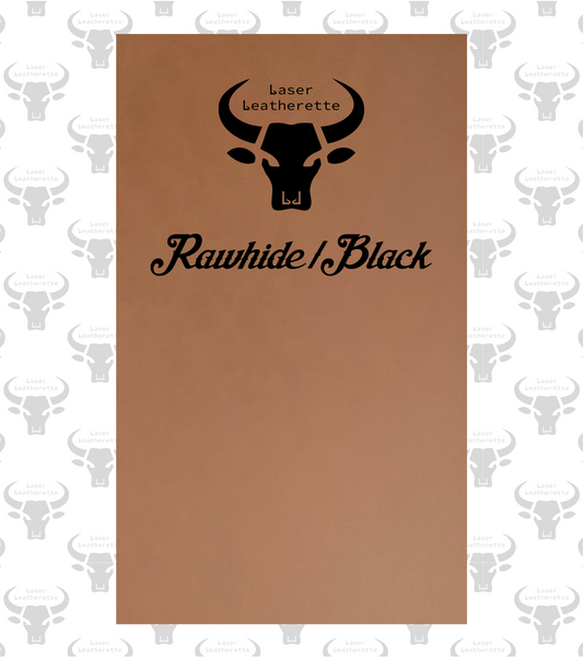 Rawhide - 24"x12.25"x1.8mm Leatherette with adhesive (Smooth surface)